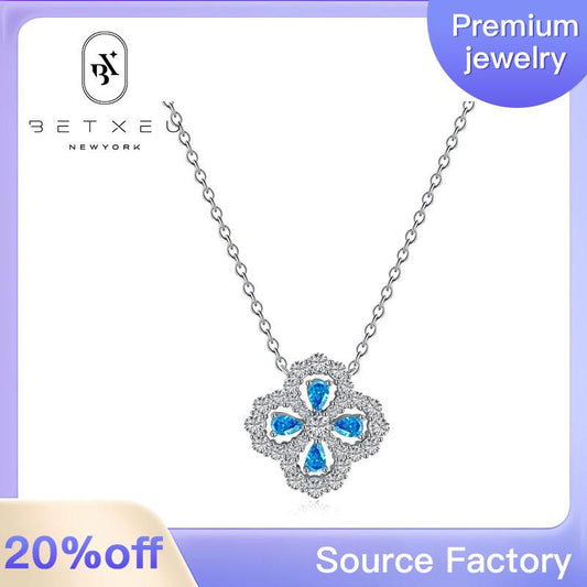 【BETXEU】S925 Four Clover necklace Daily