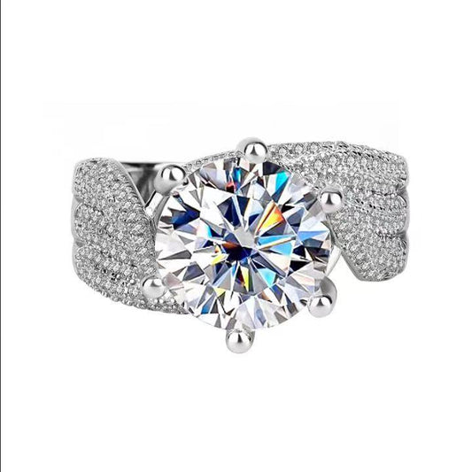 41[BETXUE A01]  A01  ETERNAL LOVE-S925 Moissanite Ring