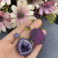 265 [BETXEU] S925 amethyst purple earrings