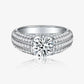 56[BETXUE A08] TRUE LOVE-S925 Moissanite Ring For Man