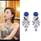 417 [BETXEU] Charm in Royal Blue S925 Earrings Collection