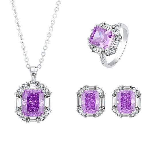 401  [BETXEU JEWELRY] Violet Nobility Collection S925