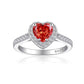 384 [BETXEU JEWELRY] LOVE YOU Heart-shape S925 Ring