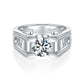 83【BETXEU】Ring for Men 1 CT-2 CT Moissanite Precision-Crafted 925 Silver