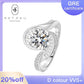 [BETXUE B44]  Ribbon 2CT S925 Moissanite Ring