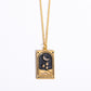 282 [BETXEU] Square Card Necklace