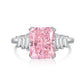 10 [BETXEU JEWELRY W]  Pink S925 8A High carbon Ring collection