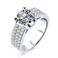 56[BETXUE A08] TRUE LOVE-S925 Moissanite Ring For Man