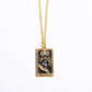 282 [BETXEU] Square Card Necklace