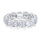 115【BETXEU】 S925 Stacking Ring with Zircon Stones