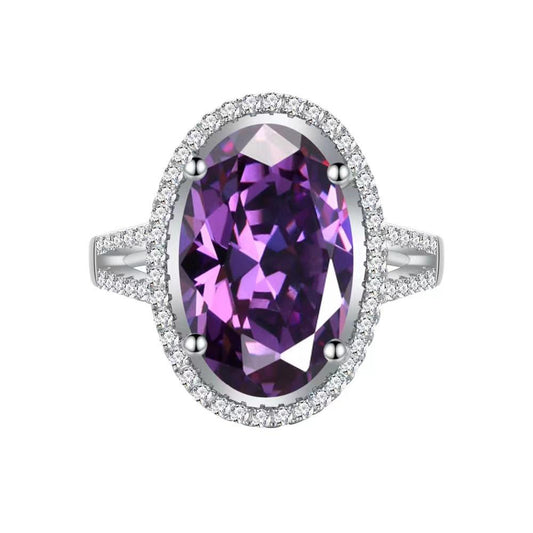 [BETXEU JEWELRY] S925 Silver Lavender Garden Ring