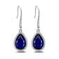 422 [BETXEU] Chic Nightfall Luxury Red S925 Earrings