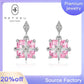 219 [BETXEU ]New Cross-border S925 Silver Square Earrings