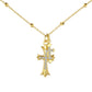 【BETXEU】S925 Cross High Carban Necklace