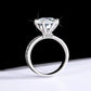 43 Grand Queen Moissanite Ring 3CT/5CT