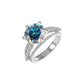 44[BETXUE A06]  FORGET ME NOT-S925 Moissanite Ring