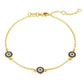 【BETXEU】Evil eye bracelet S925 Elegant