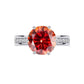 43 Grand Queen Moissanite Ring 3CT/5CT