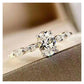 48[BETXUE B21] Selena Moissanite Ring 1CT/2CT