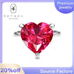 285【BETXEU】Heart-shaped  Ring High-end S925 Sterling Silver ring