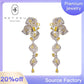 141【BETXEU】S925 earrings high carbon