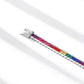 221 [BETXEU ] New S925 Silver Rainbow High Carbon Bracelet