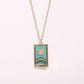 282 [BETXEU] Square Card Necklace