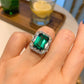 326 [BETXEU JEWELRY] Rich Lady Square S925 Ring