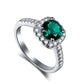 12 [BETXEU JEWELRY W] S925 High carbon Ring GREEN collection Daily