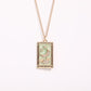 282 [BETXEU] Square Card Necklace