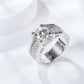 450【BETXEU】True Self Men's Ring moissanite ring