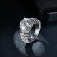 47[BETXUE A12] Forever love 5 carat moussonite silver ring