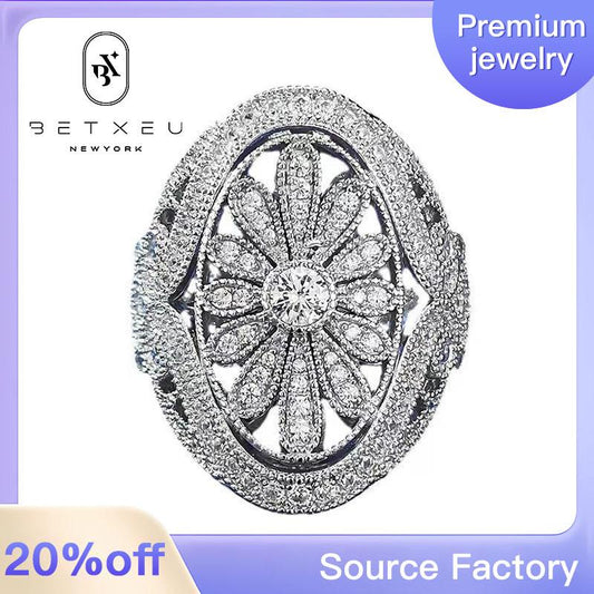 379  [BETXEU JEWELRY]  Provence Rose S925 Ring