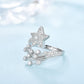 248 [BETXEU] five-pointed star moissanite open ring