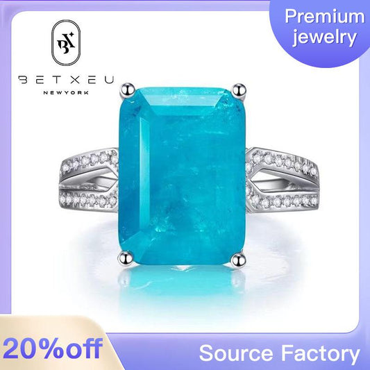 183 [BETXEU JEWELRY] Hawaii Sea Water S925 Ring