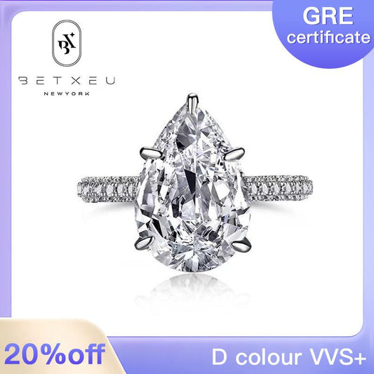 54[BETXEU C95] Iceland Queen S925 Moissanite Ring