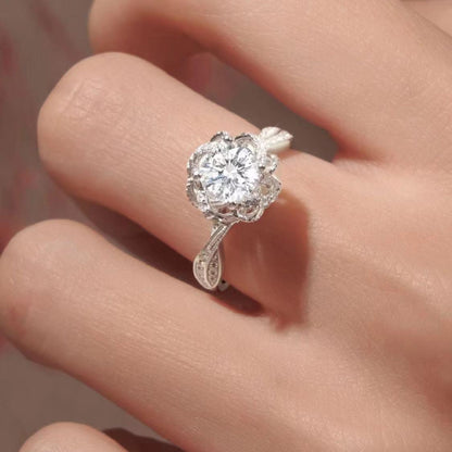 138【BETXEU】S925 ring moissanite