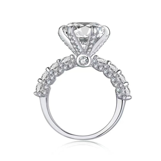 32 [BETXUE A09] SNOWQUEEN S925 3CT MOISSANITE RING