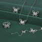 385 [BETXUE] Dazzling Dance S925 Butterfly SET