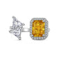 15 [BETXEU JEWELRY W] S925 High carbon Ring YELLOW collection Daily