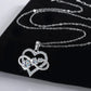 447 【BETXEU】Love Heart Shape S925 necklace Mossanite