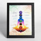 376 [BETXEU JEWELRY] Balancing chakras Crystal Photo Frame