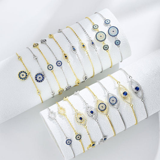 【BETXEU】Evil eye bracelet S925 Elegant