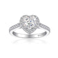 384 [BETXEU JEWELRY] LOVE YOU Heart-shape S925 Ring