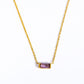 276 [BETXEU] Moon Stone 12 Birthstone Necklace